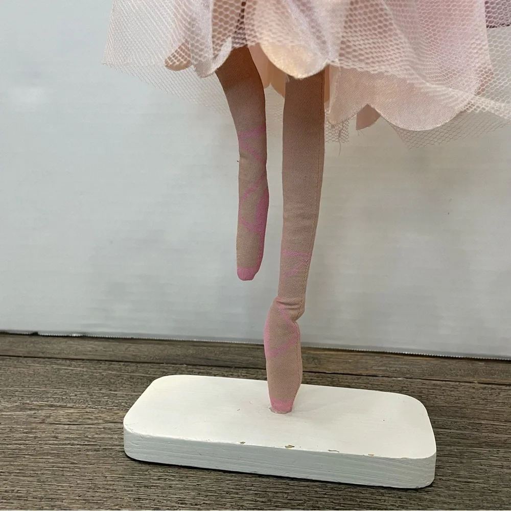 Whimsical hand painted textile Doll. Ballerina. Tooth fairy. Pre-owned